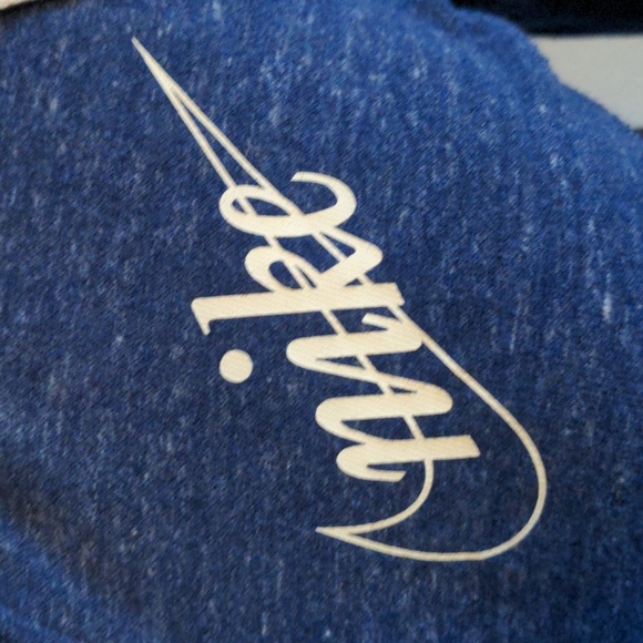 Vintage Old School Style Nike Full Zip Lightweight Hoodie Red, White, and Blue - Picture 2 of 6